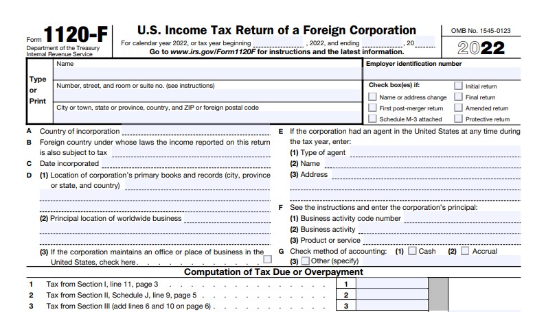 EIN number for non-US business